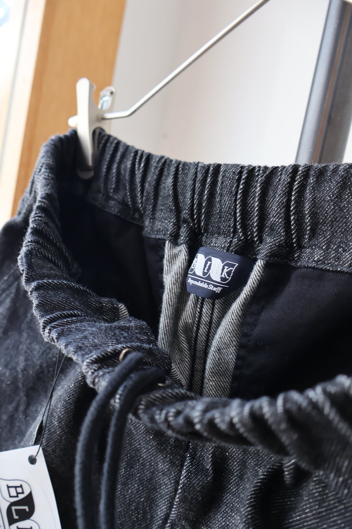 [ BLINK ] W-NEEDLE EASY CHINOS -12oz DENIM-