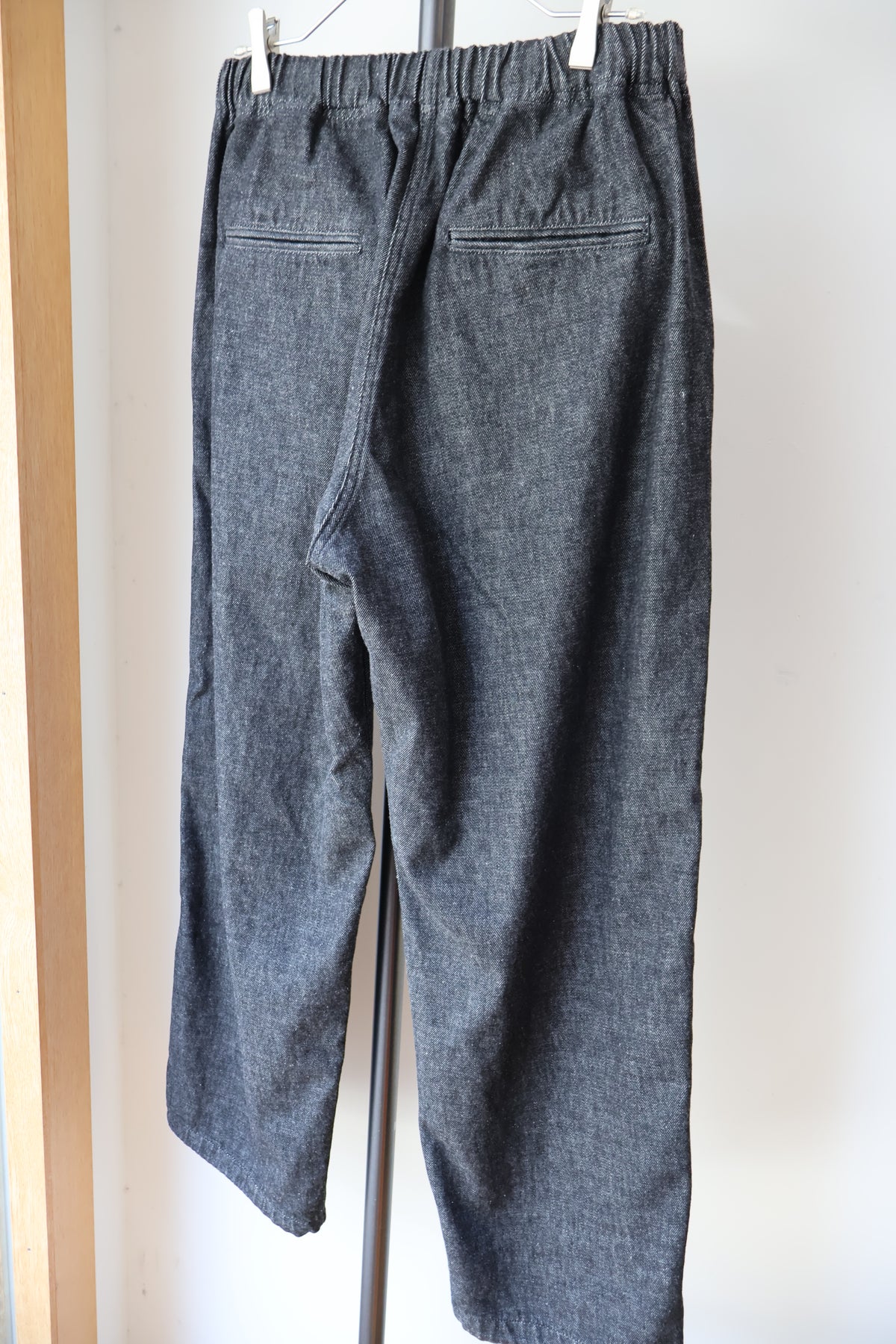 [ BLINK ] W-NEEDLE EASY CHINOS -12oz DENIM-