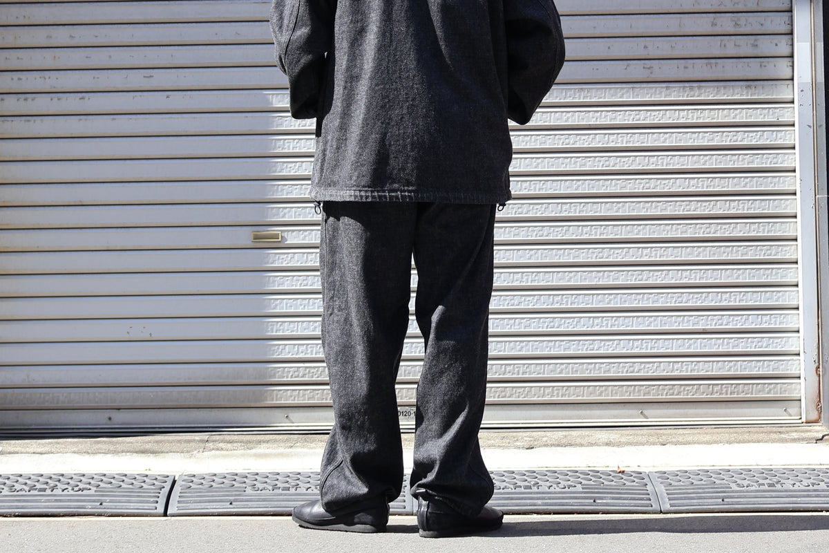[ BLINK ] W-NEEDLE EASY CHINOS -12oz DENIM-