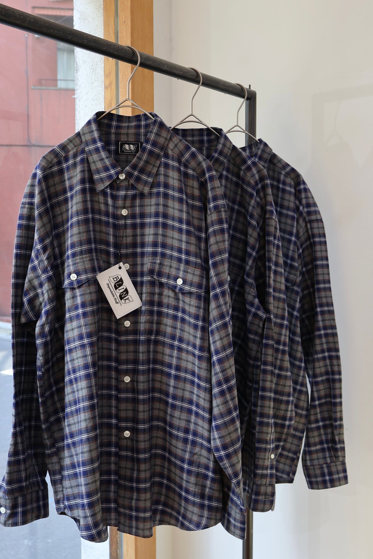 [ BLINK ] AUTHENTIC SHIRTS -LIGHT FLANNEL-