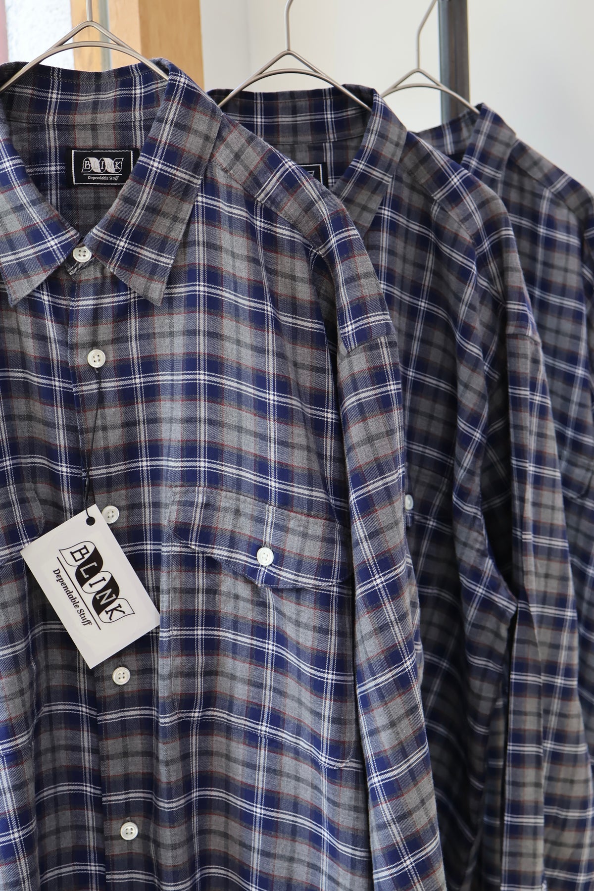 [ BLINK ] AUTHENTIC SHIRTS -LIGHT FLANNEL-