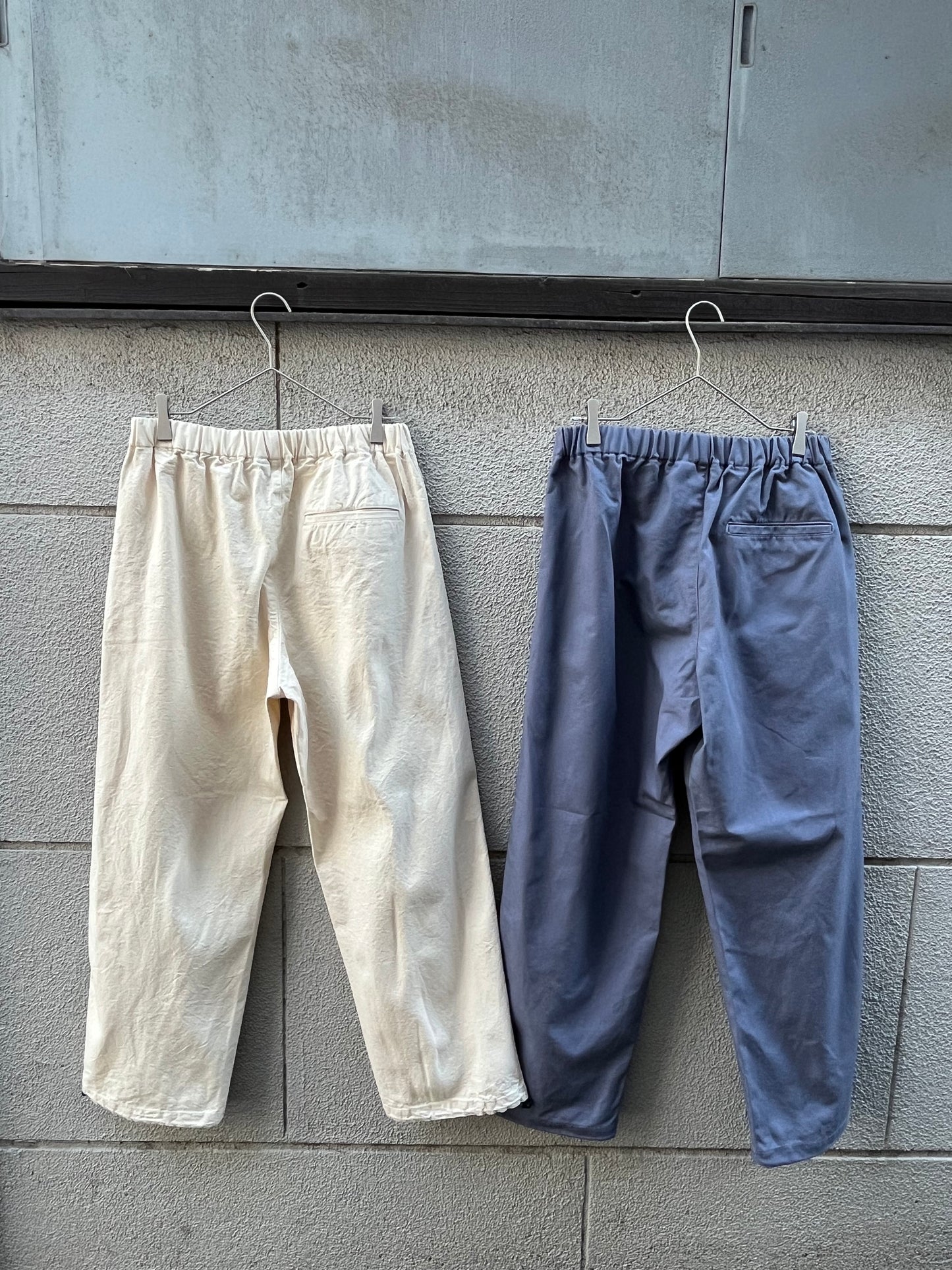 [ BLINK ] Cotton Canvas Easy Trousers