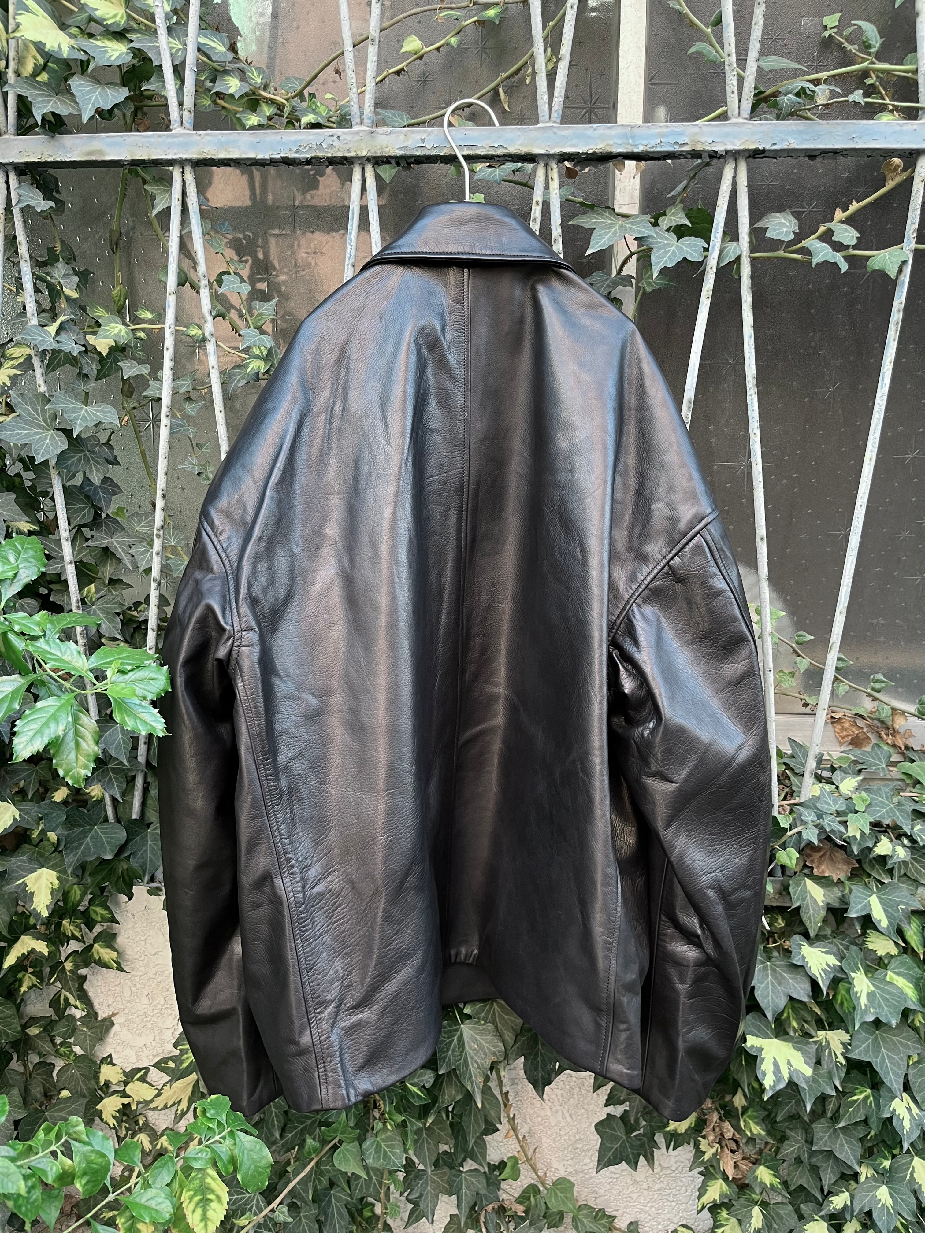 ［YOKO SAKAMOTO] Leather Coach Jacket