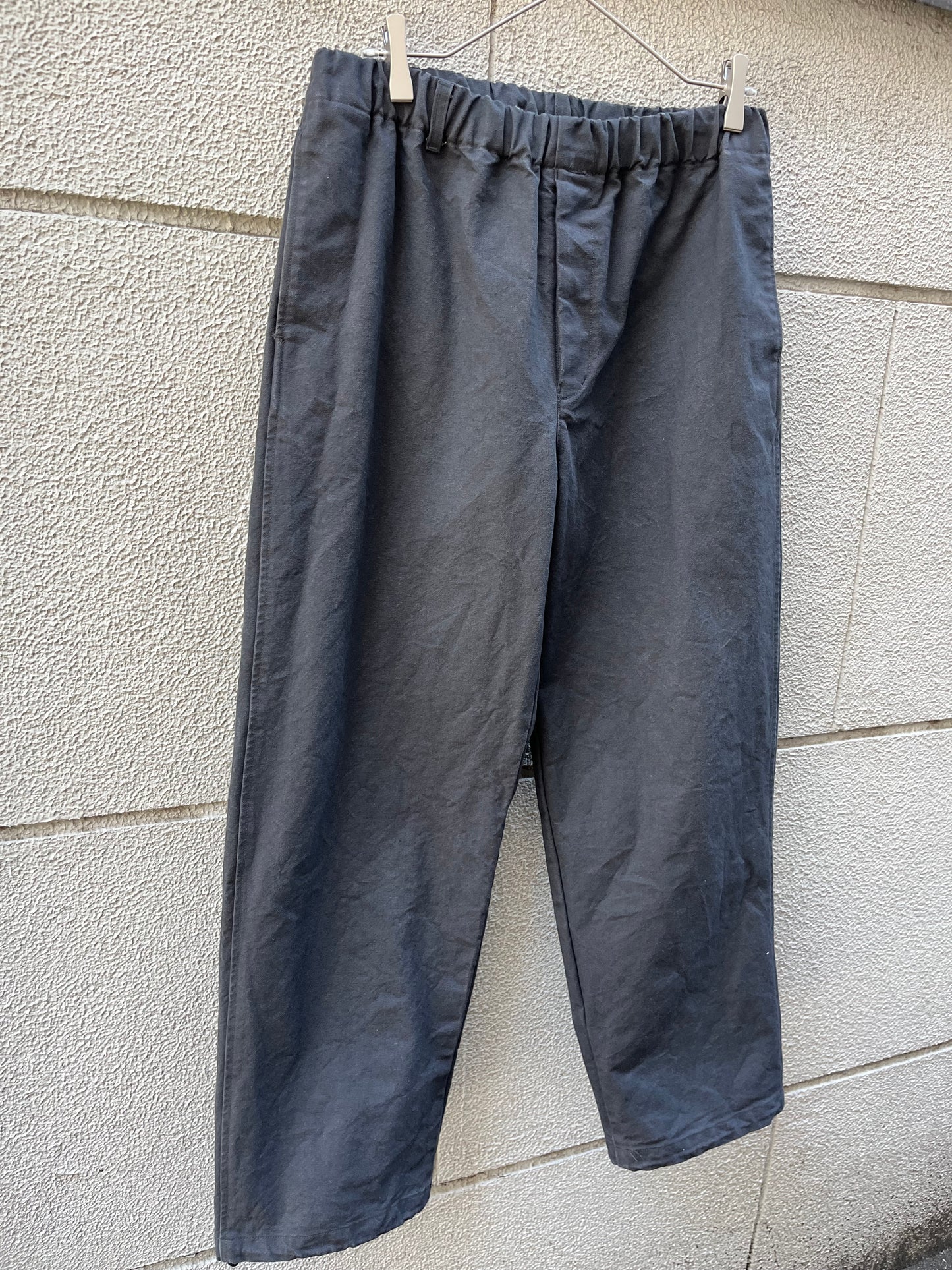 [ BLINK ] COTTON CANVAS EASY TROUSERS