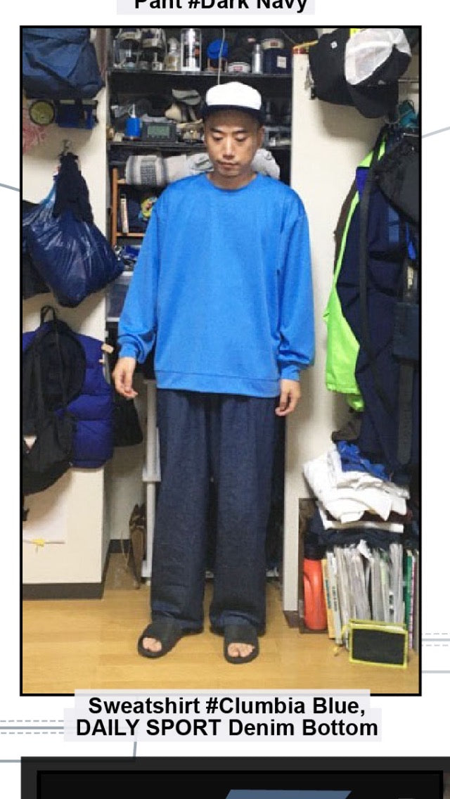 [THE DAILY SPORT by SMOKE T ONE]  DAILY DIGGING -DENIM PANTS-