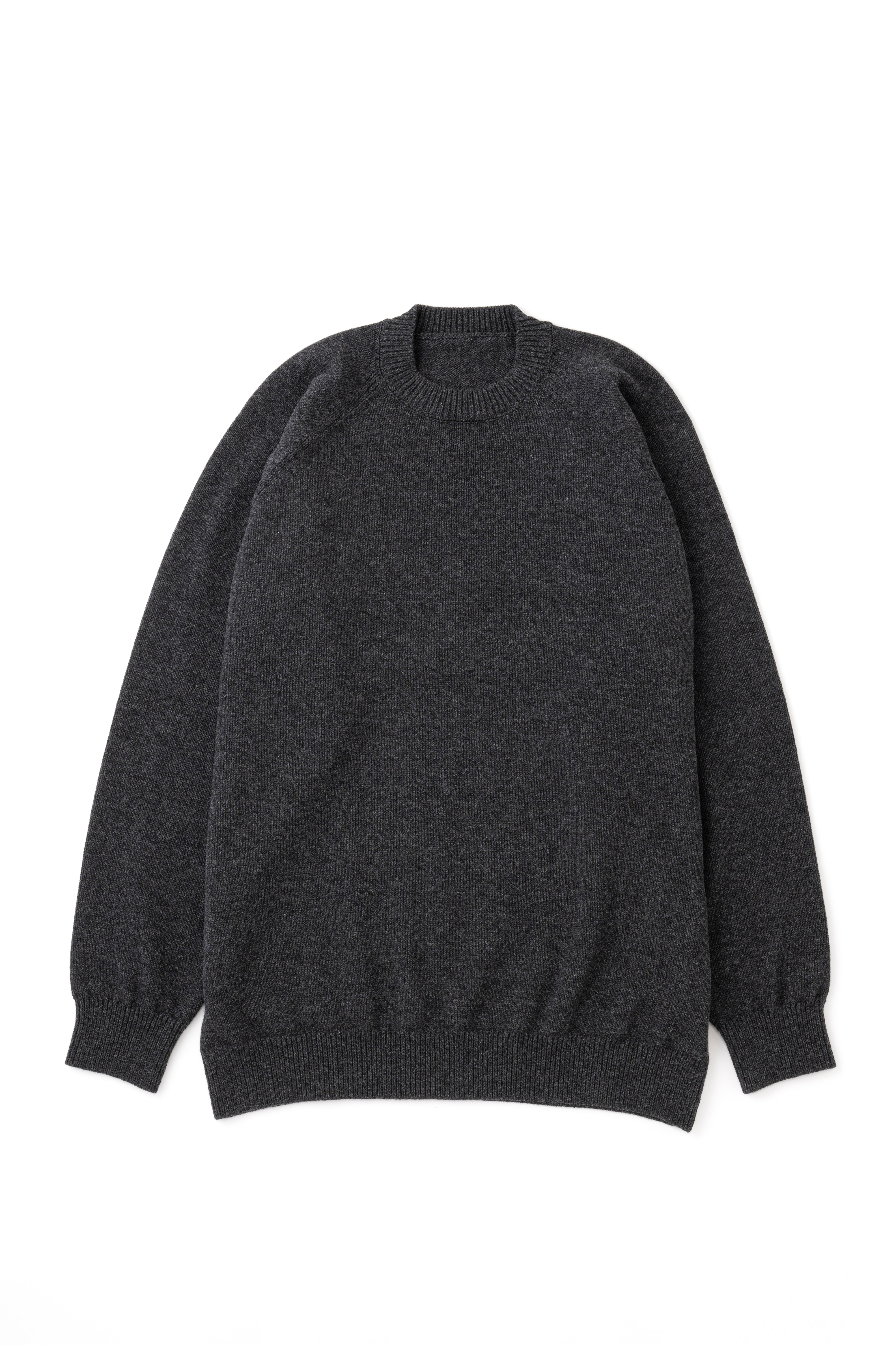 YOKO SAKAMOTO] RAGLAN CREW NECK KNIT – In part
