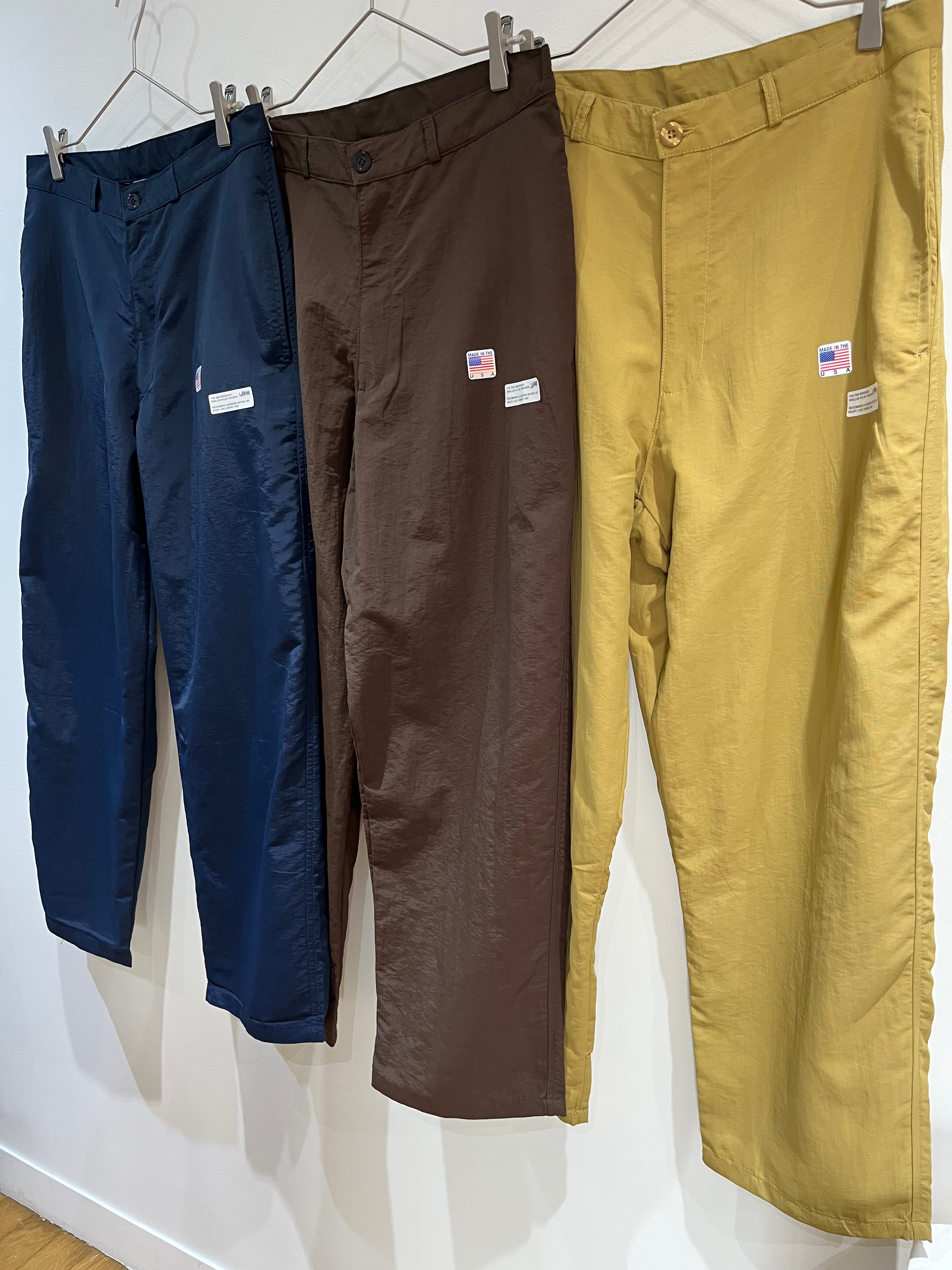 [SMOKE T ONE] SHELLED NYLON TROUSERS